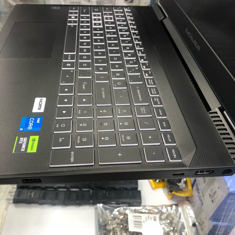 22 AY GARANTİSİ DEVAM EDİYOR EXCALIBUR İ5 12.NESİL 16GB DDR4 RAM 500GB NVME SSD NVIDIA GEFORCE RTX3050 EKRAN KARTLI NOTEBOOK - Görsel 6