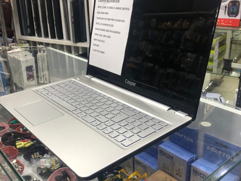 İ5 7.NESİL 8GB DDR4 RAM BELLEK 512GB SAMSUNG EVO 860 PRO SSD NVIDIA 940MX 2GB EKRAN KARTLI NOTEBOOK