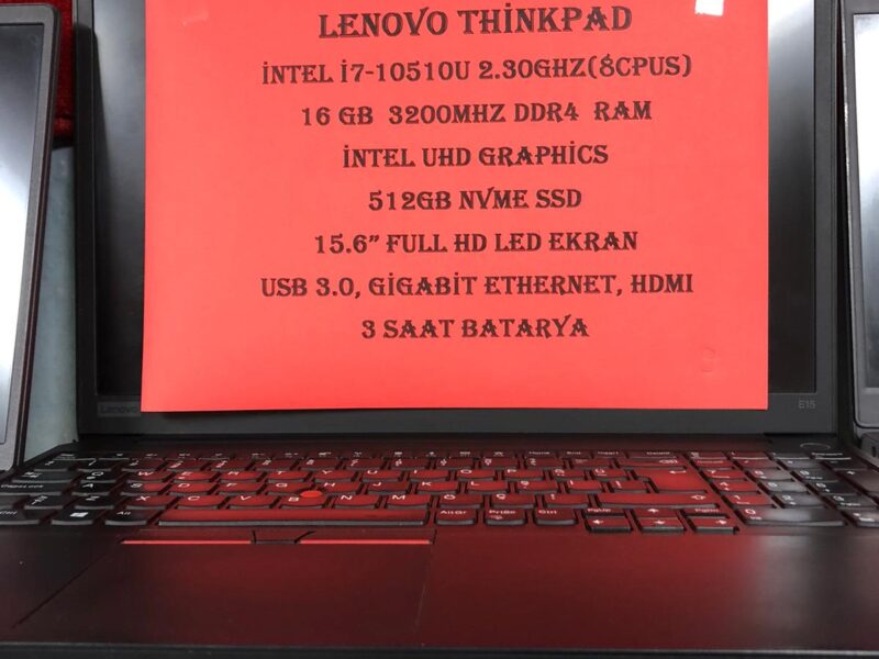 9- İNTEL İ7 10.NESİL 16GB DDR4 RAM 512GB NVME SSD İNTEL UHD GRAPHİCS EKRAN KARTLI NOTEBOOK