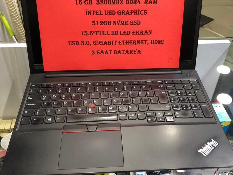 8- İNTEL İ7 10.NESİL 16GB DDR4 RAM 512GB NVME SSD İNTEL UHD GRAPHİCS EKRAN KARTLI NOTEBOOK