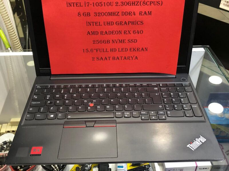 7- İNTEL İ7 10.NESİL 8GB DDR4 RAM 256GB NVME SSD AMD RADEON RX640 EKRAN KARTLI NOTEBOOK