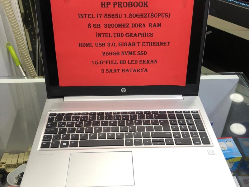 19- İNTEL İ7 8.NESİL 8GB DDR4 RAM 256GB NVME SSD İNTEL UHD GRAPHİCS EKRAN KARTLI NOTEBOOK